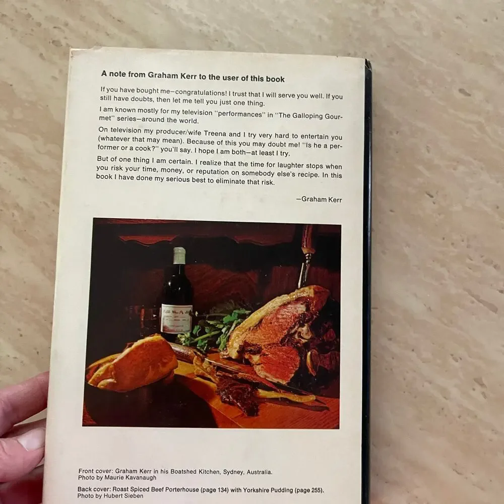 The Graham Kerr Cookbook The Galloping Gourmet Vintage 1969